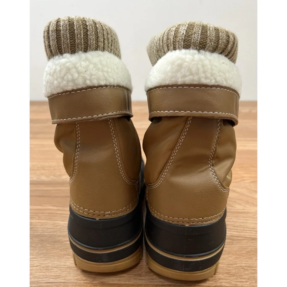 Dream Pairs KMONTE Unisex Kids Winter Snow Duck Boots Waterproof Size 2 NEW‎